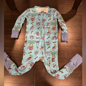 Posh Peanut Aloha Stitch 12-18 months Zippie